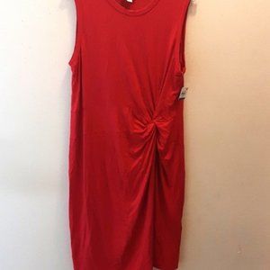 Women's Stretchy Red Comfy Dress Size XL NWT